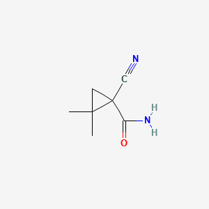 Cyclopropanecarboxamide, 1-cyano-2,2-dimethyl-