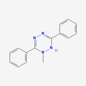 molecular formula C15H14N4 B13831494 1,2,4,5-Tetrazine, 1,4-dihydro-1-methyl-3,6-diphenyl- CAS No. 35401-80-0