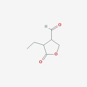 4-Ethyl-5-oxooxolane-3-carbaldehyde