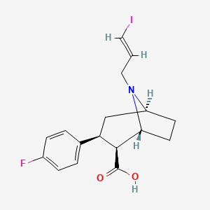 (E)-N-(1-Iodoprop-1-en-3-yl)-3-beta-(4-fluorophenyl)-nortropane-2-beta-carboxylic acid