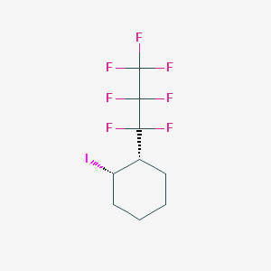 cis-1-(Heptafluoropropyl)-2-iodocyclohexane