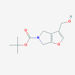 B1383159 tert-Butyl 3-(hydroxymethyl)-4H-furo[2,3-c]pyrrole-5(6H)-carboxylate CAS No. 1823776-29-9