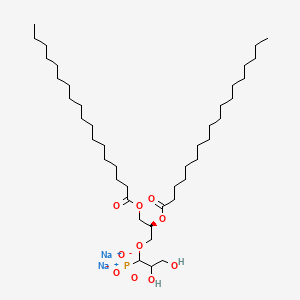 molecular formula C42H81Na2O10P B13831617 1,2-Distearoyl-sn-glycero-3-phospho-sn-glycerol sodium salt 