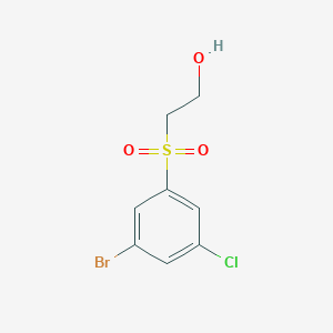 B1383163 2-(3-Bromo-5-chloro-benzenesulfonyl)-ethanol CAS No. 1824268-31-6