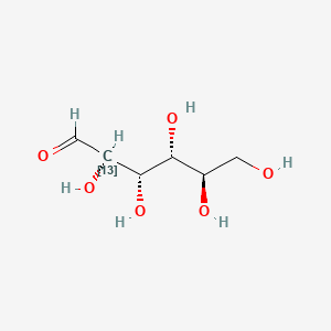 molecular formula C6H12O6 B13831655 (2R,3S,4R,5R)-2,3,4,5,6-pentahydroxy(213C)hexanal 