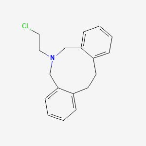 6H-DIBENZ(c,g)AZONINE, 5,7,12,13-TETRAHYDRO-6-(2-CHLOROETHYL)-