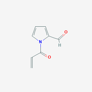 molecular formula C8H7NO2 B13831681 1-Acryloyl-1H-pyrrole-2-carbaldehyde 