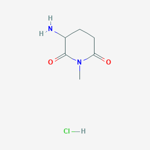B1383170 3-Amino-1-methylpiperidine-2,6-dione hydrochloride CAS No. 1909304-98-8