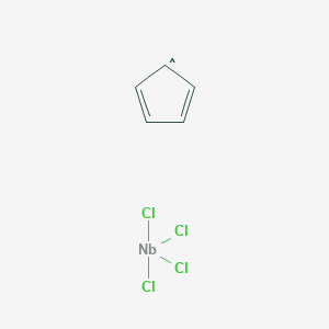 molecular formula C5H5Cl4Nb B13831733 Cyclopentadienylniobium(v)tetrachloride 