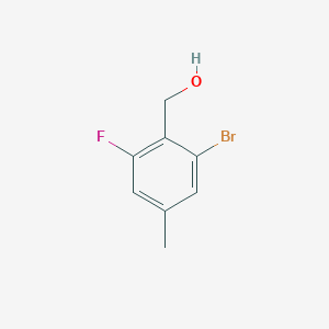 B1383177 (2-Bromo-6-fluoro-4-methylphenyl)methanol CAS No. 1936564-11-2
