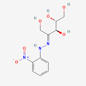 molecular formula C11H15N3O6 B13831772 D-Ribuloseo-nitrophenyl-hydrazone 