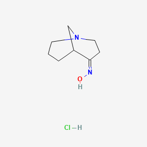 1-Azabicyclo[3.3.1]nonan-4-one oxime hydrochloride