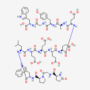 molecular formula C79H100N16O27 B13831780 Gastrin I (1-14), human 