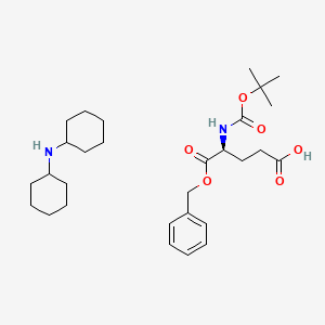 molecular formula C29H46N2O6 B1383181 Boc-Glu-Obzl.DCHA CAS No. 30924-91-5