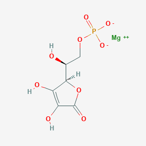 molecular formula C6H7MgO9P B13831861 magnesium;[(2S)-2-[(2R)-3,4-dihydroxy-5-oxo-2H-furan-2-yl]-2-hydroxyethyl] phosphate 