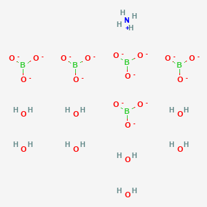 Azanium;pentaborate;octahydrate