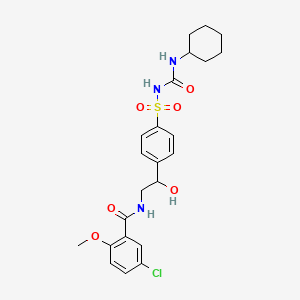 molecular formula C23H28ClN3O6S B13831898 Hydroxy Glyburide 