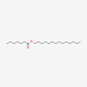 molecular formula C21H42O2 B13831936 Tetradecyl heptanoate CAS No. 29710-33-6