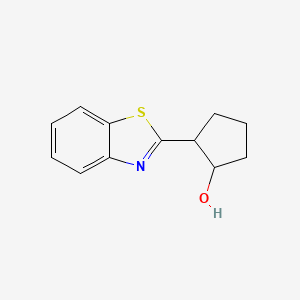 Cyclopentanol, 2-(2-benzothiazolyl)-