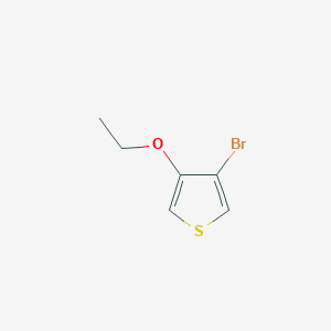 molecular formula C6H7BrOS B13831967 Thiophene, 3-bromo-4-ethoxy-(9CI) 