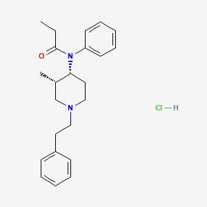 molecular formula C23H31ClN2O B13831976 cis-Mefentanyl Hydrochloride Salt 