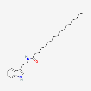 molecular formula C27H44N2O B13832000 Heptadecanoic acid tryptamide 