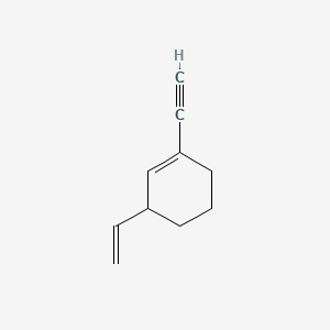 molecular formula C10H12 B13832005 Cyclohexene, 3-ethenyl-1-ethynyl- 