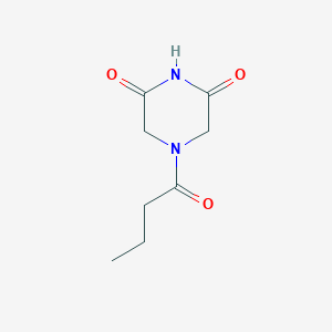 4-Butanoylpiperazine-2,6-dione