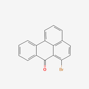 molecular formula C17H9BrO B13832053 Bromo-7H-benz(de)anthracen-7-one CAS No. 30921-18-7