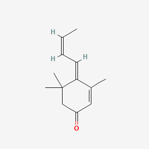 molecular formula C13H18O B13832054 Megastigmatrienone B CAS No. 5298-13-5