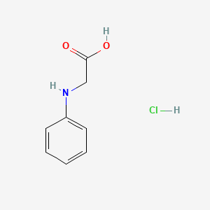 molecular formula C8H10ClNO2 B13832059 N-Phenylglycine hydrochloride CAS No. 71849-99-5