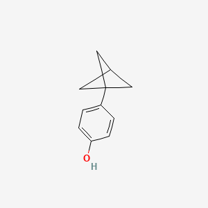 molecular formula C11H12O B1383207 4-(Bicyclo[1.1.1]pentan-1-yl)phenol CAS No. 1823939-03-2
