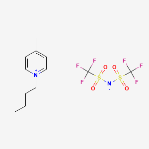 molecular formula C12H16F6N2O4S2 B1383208 1-Butyl-4-methylpyridinium bis(trifluoromethylsulfonyl)imide CAS No. 475681-62-0