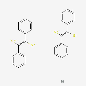 molecular formula C28H20NiS4-4 B13832099 1,2-Diphenylethene-1,2-dithiolate;nickel 