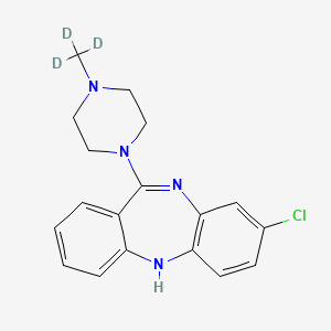 3-chloro-6-[4-(trideuteriomethyl)piperazin-1-yl]-11H-benzo[b][1,4]benzodiazepine