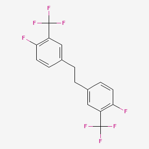molecular formula C16H10F8 B1383211 1,2-Bis(4-fluoro-3-trifluoromethylphenyl)ethane CAS No. 1864057-99-7
