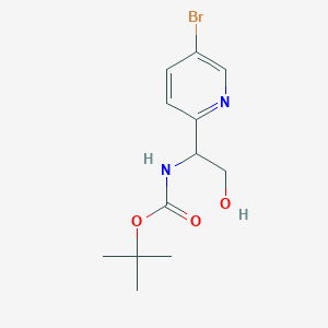 tert-Butyl (1-(5-bromopyridin-2-yl)-2-hydroxyethyl)carbamate