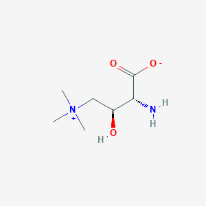 molecular formula C7H16N2O3 B13832128 (2R,3S)-2-amino-3-hydroxy-4-(trimethylazaniumyl)butanoate 