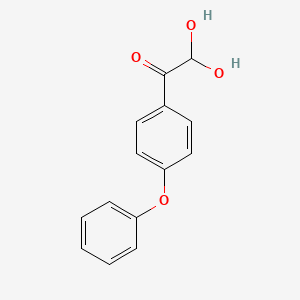 molecular formula C14H12O4 B13832137 2,2-Dihydroxy-1-(4-phenoxyphenyl)ethanone 