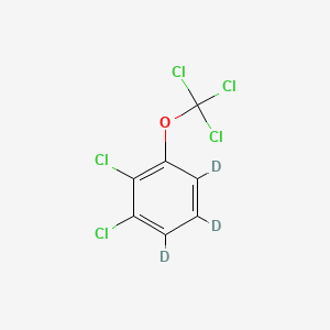 molecular formula C7H3Cl5O B13832154 Pentachloroanisole-d3(methoxy-d3) 