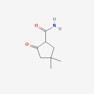 4,4-Dimethyl-2-oxocyclopentane-1-carboxamide