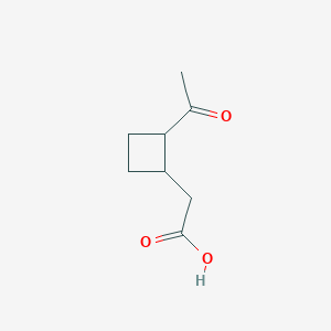 Cyclobutaneacetic acid, 2-acetyl-