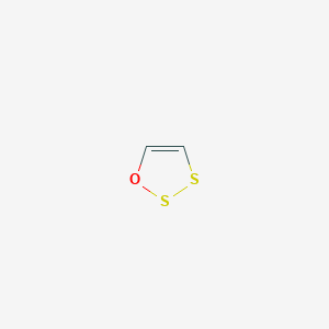 molecular formula C2H2OS2 B13832199 5-Oxo-1,2-dithia-3-cyclopentene CAS No. 288-70-0