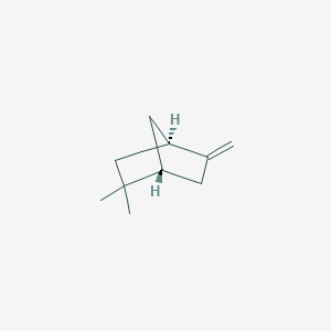 molecular formula C10H16 B13832201 (1R,4R)-2,2-dimethyl-5-methylidenebicyclo[2.2.1]heptane CAS No. 33404-67-0