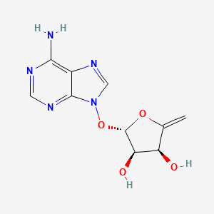 9-(6-Deoxy-D-beta-erythro-hex-5-en-2-ulofuranosyl)adenine