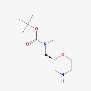 molecular formula C11H22N2O3 B13832237 (R)-2-[(Boc-(methyl)amino)methyl]-morpholine 