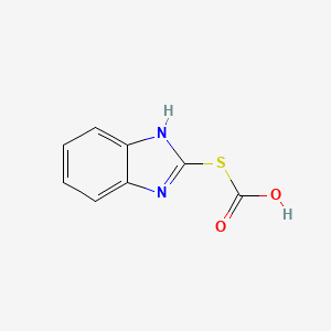 1H-benzimidazol-2-ylsulfanylformic acid