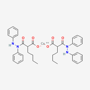 calcium;2-[anilino(phenyl)carbamoyl]hexanoate