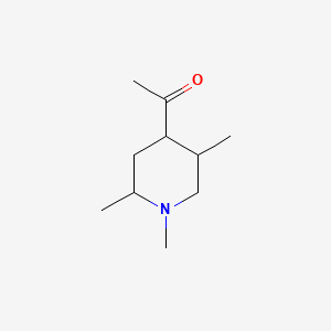 molecular formula C10H19NO B13832302 1-(1,2,5-Trimethylpiperidin-4-yl)ethanone 