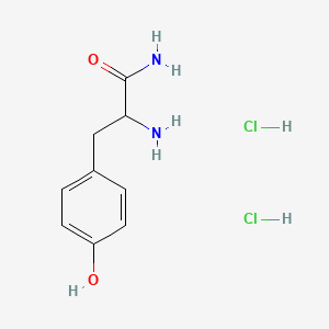 2-Amino-3-(4-hydroxyphenyl)propanamide dihydrochloride